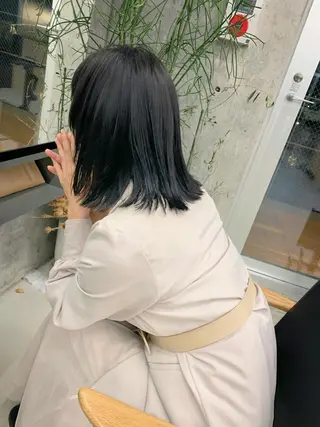 ミディアム カラー sakoda shunkiのヘアスタイル