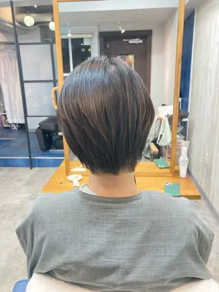 ショート 暖色カラー💞 菊地しおんのヘアスタイル