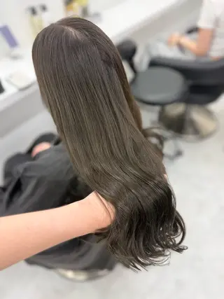 ロング カラー 🥂上品ワンホンヘア 🥂nozomiのヘアスタイル