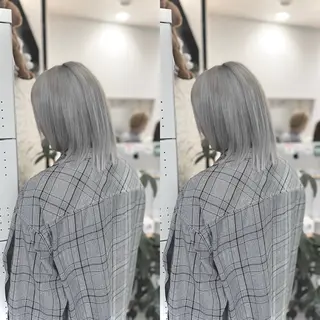 ミディアム Y Uのヘアスタイル