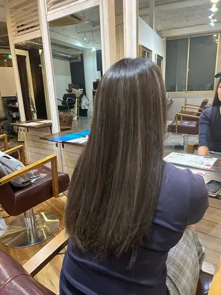 セミロング カラー メンズパーマ 髪質改善☆有馬のヘアスタイル