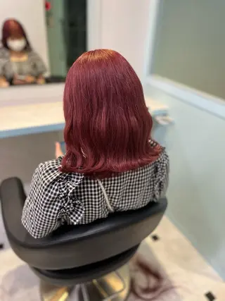 ミディアム カラー ヘアアレンジ 愛されカラー🩷 はるなのヘアスタイル