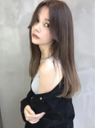 ロング パーマ PINQ ピンクのヘアスタイル