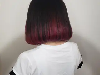 ミディアム 🇰🇷透明感×ハイ トーン🌟tomoのヘアスタイル