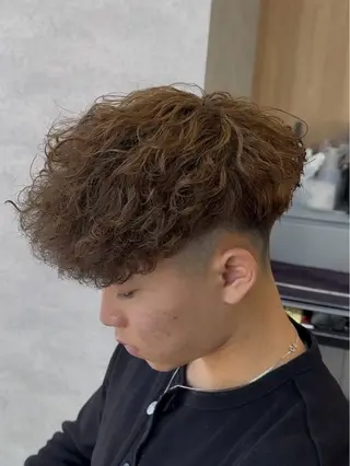 ショート パーマ メンズ メンズパーマカット 達人/涼のヘアスタイル