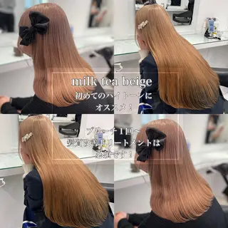 ロング カラー ヘアアレンジ 垢抜け透明感 カラー🪽ྀི🤎のヘアスタイル