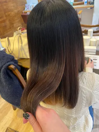 セミロング ヘアアレンジ niconail 🧣ayu 📍烏山のネイルデザイン