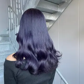 ロング カラー KOYA艶髪 ハイトーンカラーのヘアスタイル