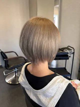 ショート 髪質改善⚡️カラー 🍀武久 誠🍀のヘアスタイル