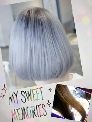 カラー ショート 畑中秀平💛艶髪💜 Babylon 代表のヘアスタイル