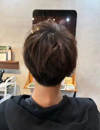 メンズ 安城/カットモデル 🩷艶カラー🎀もえのヘアスタイル