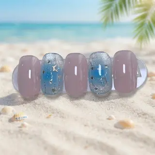 ネイル BLUE CORAのネイルデザイン