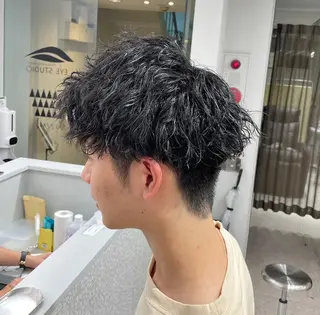 メンズ 京都河原町 メンズパーマ助川龍哉のヘアスタイル