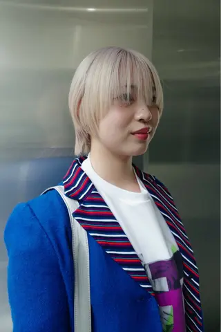 ショート カラー ケアブリーチ特化✨/ 艶カラー/エクステのヘアスタイル
