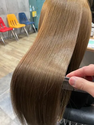 ロング カラー レイヤーカット匠 イソザキノリユキのヘアスタイル