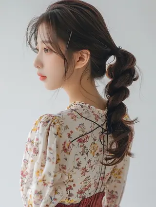 ヘアアレンジ 束感まつぱ🫧 なつき🫧のヘアスタイル