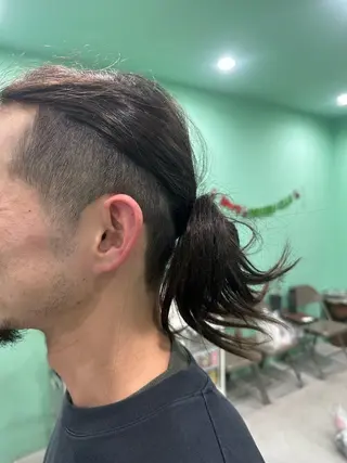 ロング メンズ 若園 光のヘアスタイル