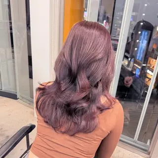 ロング カラー ヘアアレンジ 🎀モテ暖色× エクステ🎀あかりのヘアスタイル