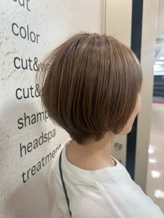 ショート 札幌カットモデル/ ショートカット/富田のヘアスタイル