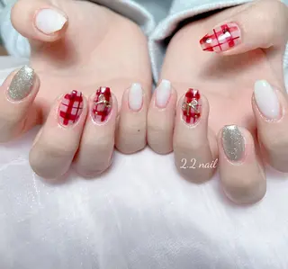 ネイル 🍒Luvia ワンホンネイルのネイルデザイン