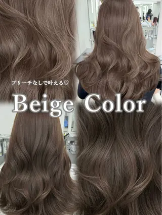 ロング カラー 顔まわりの神様✨ 透明感カラー藤嶋秀幸のヘアスタイル