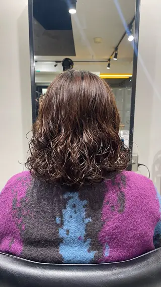 ミディアム パーマ fifth 武正 琉生のヘアスタイル