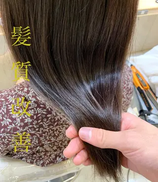 ミディアム パーマ 店長 大方康暉のヘアスタイル