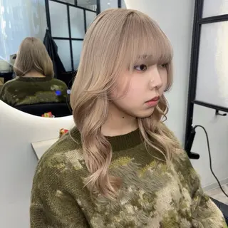 ロング カラー Ren. 🦋デザインカラーのヘアスタイル