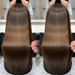 ロング カラー ヘアアレンジ 🫧新宿 透明感 カラー/サスケ🫧のヘアスタイル