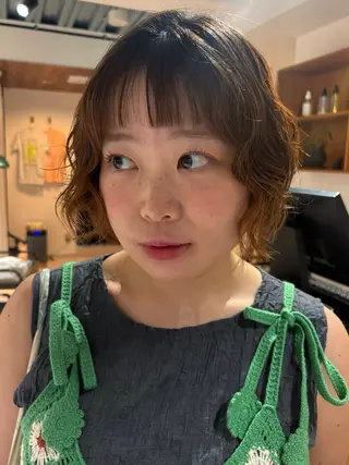 ショート パーマ aina / n.w.hのヘアスタイル