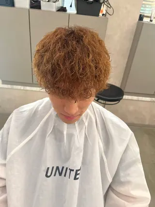 ミディアム パーマ メンズ 横浜駅メンズパーマ 🌀KOUSEI🌀のヘアスタイル