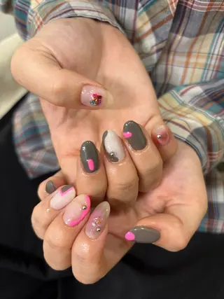 ネイル THREE nail 長谷川のネイルデザイン
