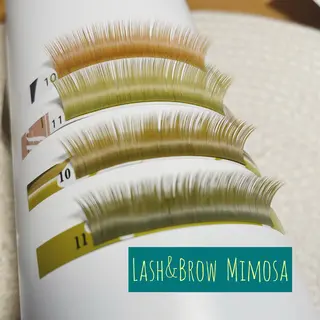 マツエク・マツパ Lash&Brow Mimosaのマツエク・マツパデザイン