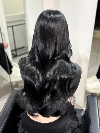 ロング 似合わせカット♡ 韓国レイヤーのヘアスタイル