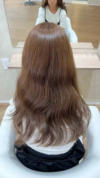 ロング カラー ブリーチ無しWカラー アレンジ/Naruのヘアスタイル