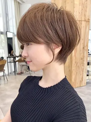 ショート カラー ⭐️銀座/ショート/ 艶カラー/りょうがのヘアスタイル
