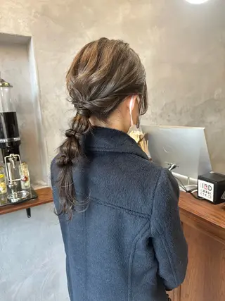 ロング ヘアアレンジ 廣瀬双葉 ボブ/ミディアムのヘアスタイル
