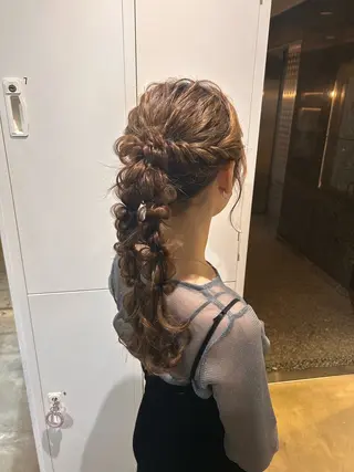 ロング ヘアアレンジ 大阪美容室 Rioのヘアスタイル