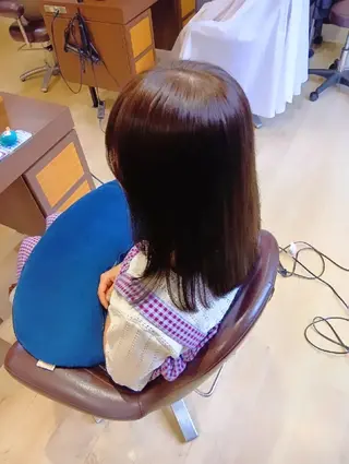 カラー セミロング 小林暢🌟Orque 髪質改善サロン🌙のヘアスタイル
