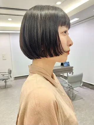 ショート ショート/レイヤー/ パーマ　水野のヘアスタイル