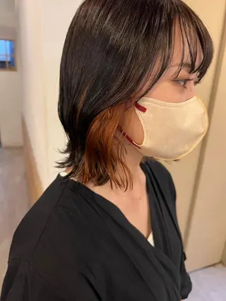 ミディアム LAMP mashiroのヘアスタイル