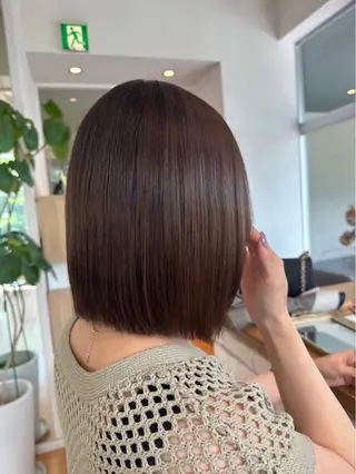 ミディアム 松浦 麻衣のヘアスタイル