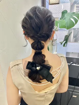 ヘアアレンジ 河野 優希のヘアスタイル