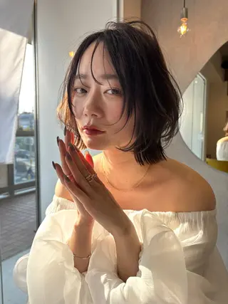 ミディアム ✂ショート・ボブ専門 顔型診断✂梅崎秀哉のヘアスタイル