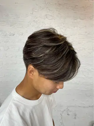ショート カラー メンズ いちかわ ことねのヘアスタイル