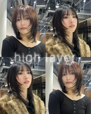 ロング 石塚 瑛里菜のヘアスタイル