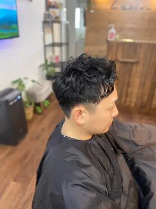 ショート パーマ メンズ Luzir⭐︎ GEN⭐︎のヘアスタイル
