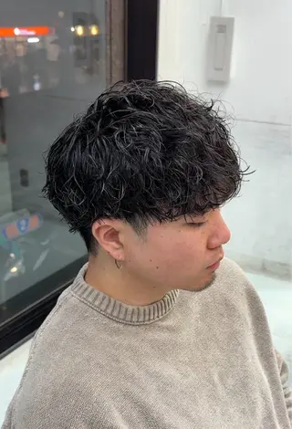 ショート パーマ メンズ 小芝涼介/レイヤー /メンズパーマ✂️のヘアスタイル