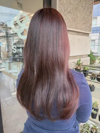 セミロング カラー 『SiLO』 rumiのヘアスタイル