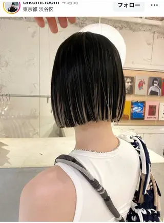 ミディアム カラー 🤍NOA福島 KURUMI🤍のヘアスタイル